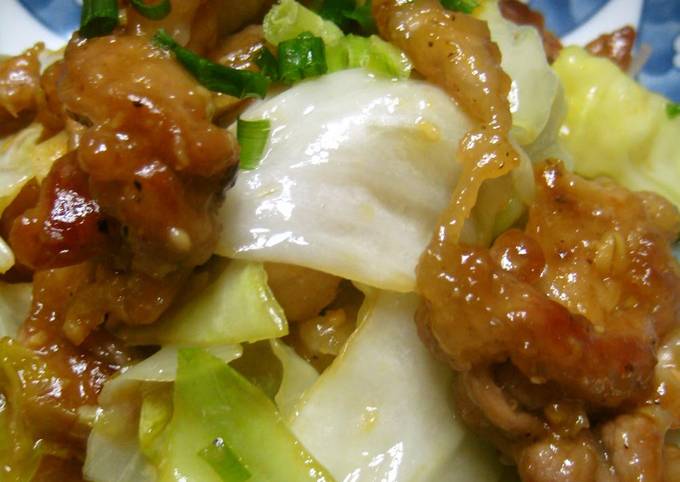 Pork And Cabbage With Miso Sauce New Twice Cooked Pork Recipe By Cookpad Japan Cookpad