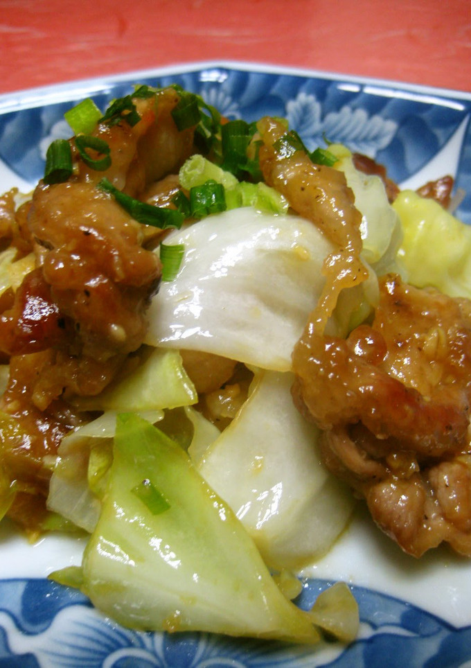 A picture of Pork and Cabbage with Miso Sauce (New Twice-Cooked Pork).