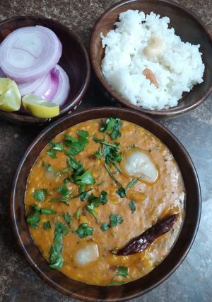 A picture of Rajasthani Panchmel Dal.