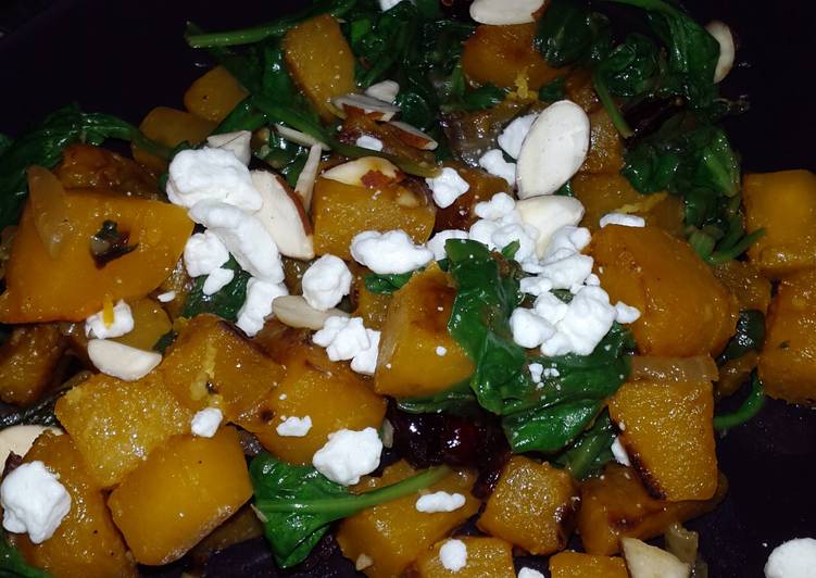 Easiest Way to Make Favorite Butternut Squash &amp; Spinach