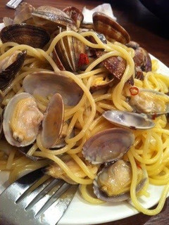 A picture of Pasta alle Vongole Bianco.