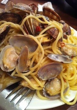 A picture of Pasta alle Vongole Bianco.