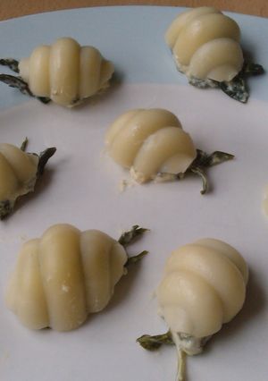 A picture of Vickys Halloween Stuffed Slugs! GF DF EF SF NF.