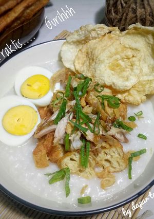 Foto resep Bubur Ayam Praktis dari Nasi...Gurihhh