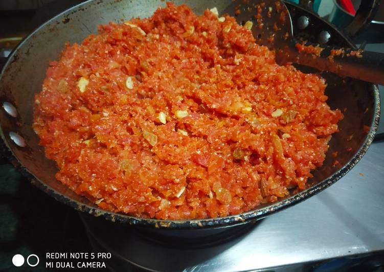 Recipe of Ultimate Carrot halwa without milk