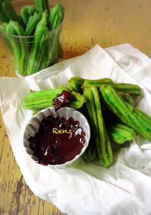 Foto resep Churros pandan