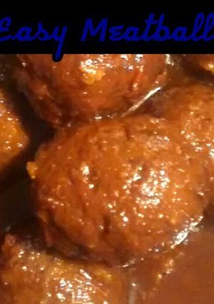 A picture of Bri's Crock pot Party Meatballs.