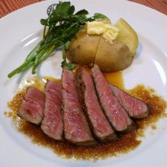 A picture of Restaurant Steak at Home.