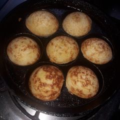 Sooji stuffed Appam A picture of Sooji stuffed Appam.