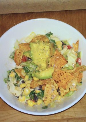 A picture of My Bomb Remake of Don Quixote's Rocinante Salad.