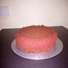 A picture of Mawe tatu red velvet cake.
