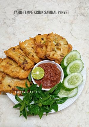 Foto resep Tahu Tempe Kriuk Sambal Penyet