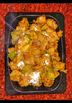 A picture of Soya chilli.