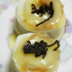 A picture of Shio-Kombu and Cheese with Chikuwa Drinking Appetizer.