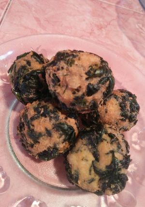Foto resep Bola tahu daun singkong