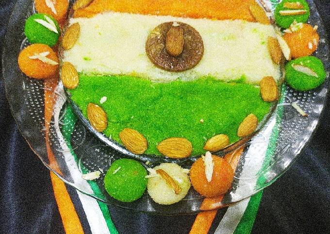 Tiranga Malai Cake recipe by Durgesh Srivastava at BetterButter