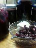Lingonberries and bruberry jams
