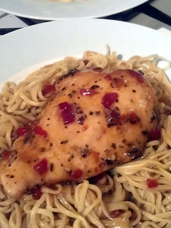 A picture of Vickys Sweet Chilli Chicken & Noodles, GF DF EF SF NF.
