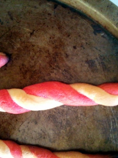 A picture of candy cane cookies.