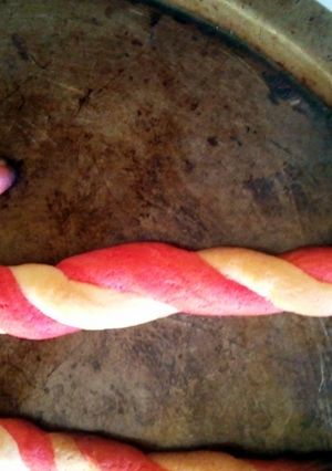 A picture of candy cane cookies.