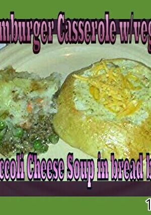 A picture of Hamberger Cassorole aka Shephards Pie.