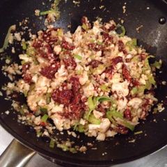 A picture of Cauliflower "couscous".