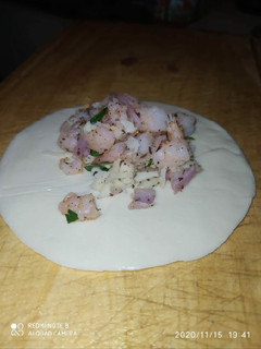 Una foto de Empanadas de camarones