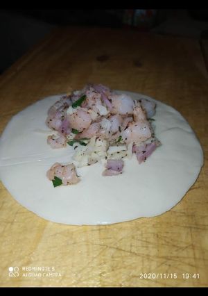 Una foto de Empanadas de camarones