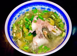 Hình của món Cá Điêu Hồng Nấu Dưa Cải.