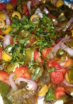 صورة لوصفة سلطة الفلفل الحلو 😋