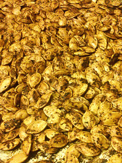 A picture of Roasted Pumpkin Seeds.