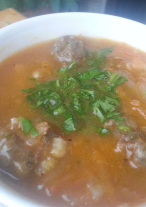 صورة لوصفة طريقة عمل شوربة شوفان