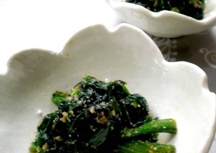 Super Easy Frozen Spinach with Sesame Seeds