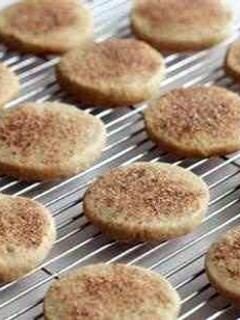 A picture of cinnamon sugar cookies.