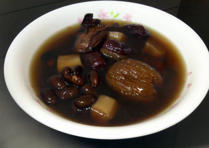 Recipe of Favorite LG DRY OYSTER WITH BURDOCK AND BLACK BEAN SOUP