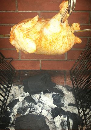 A picture of Simple bbq chicken roast.