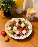 سلطه الفيتا اليونانية greek feta salad 🥗