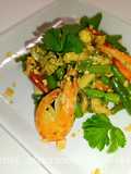 Спаржева квасоля🫛 з морепродуктами/Asparagus beans with seafood