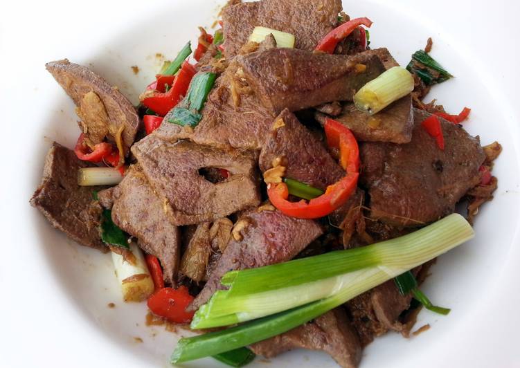Recipe of Ultimate Pork Liver With Ginger
