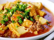 A picture of mapo tofu japanese
