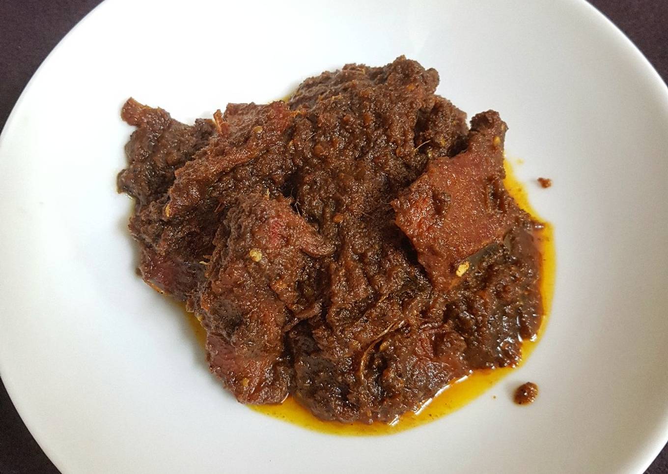 Rendang ala Xander (olahan daging)