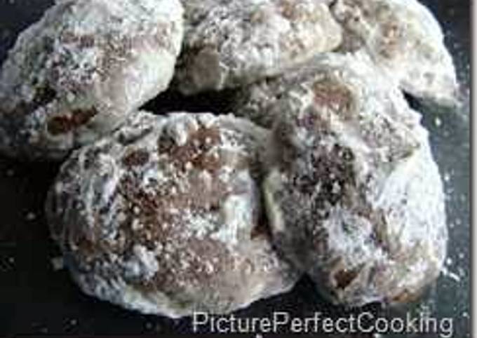chocolate snowball cookies
