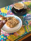 Extra crunchy, yet chewy, salted peanutbutter cookies