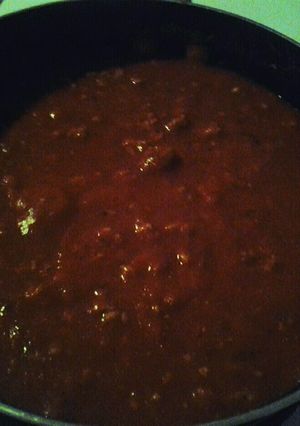 A picture of Easy Ground Turkey Spaghetti Sauce.