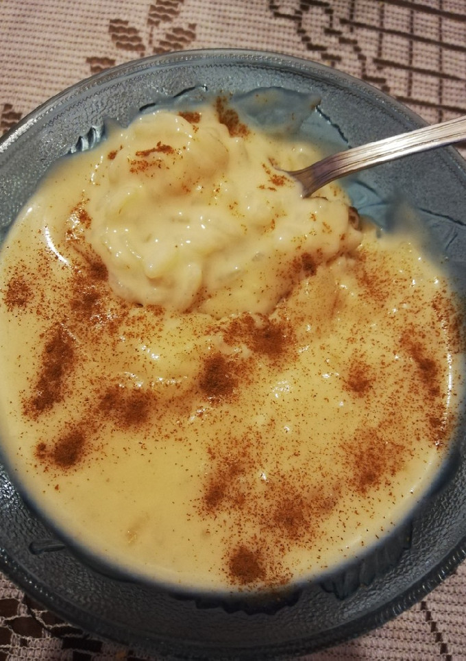 Una foto de Arroz con leche condensada