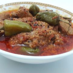 A picture of Achar Gosht.