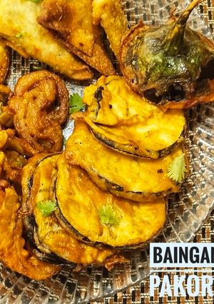 A picture of Baingan ke pakore.