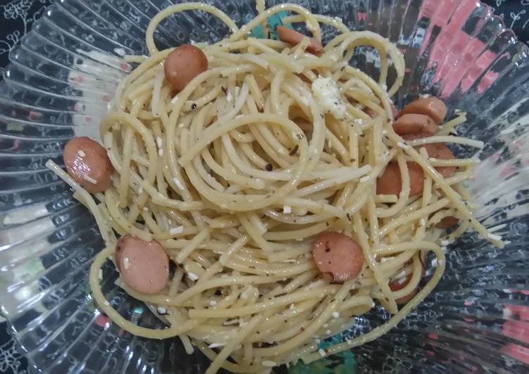 Resep Spaghetti Sosis Lemon ala Bundoooo 😁, Sempurna