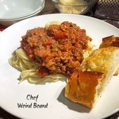 A picture of Hearty spaghetti sauce.