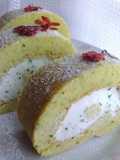 Sakura Roll Cake with the Fragrance of Spring
